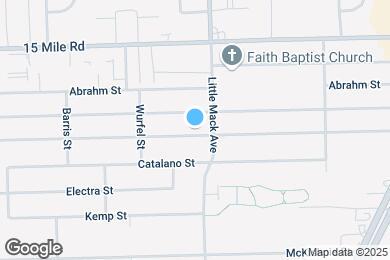 Map image of the property - 20525 Woodward St