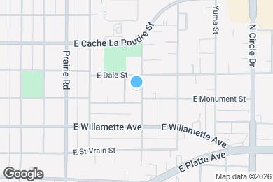 Map image of the property - 720 E Hills Rd