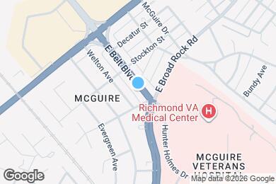 Map image of the property - 1008 E Belt Blvd