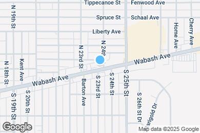 Map image of the property - 2344 Wabash Ave
