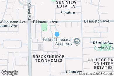 Map image of the property - 1040 N Palm St