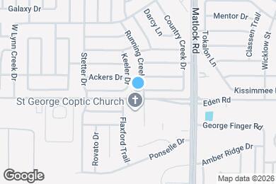 Map image of the property - 6808 Running Creek Dr