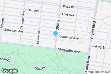 Map image of the property - 3900 Botanical Ave