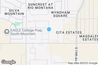 Map image of the property - 2120 W Alicia Dr