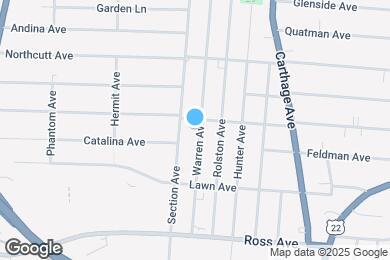 Map image of the property - 5251 Warren Ave