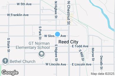 Map image of the property - 206 S Higbee St
