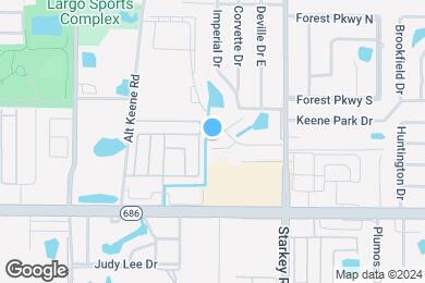 Map image of the property - Imperial Palms Apartments