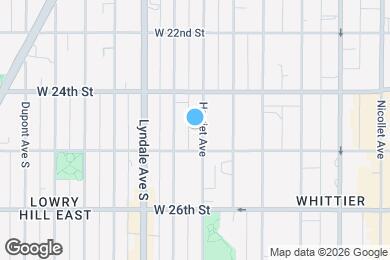 Map image of the property - 2440 Harriet Ave