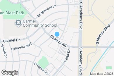Map image of the property - 1844 Zebulon Dr