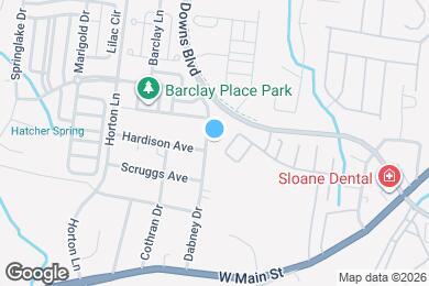Map image of the property - 404 Dabney Dr