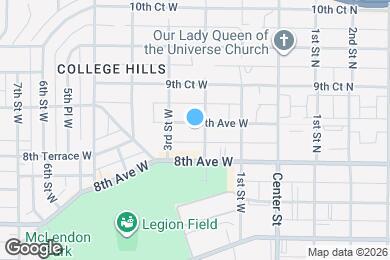 Map image of the property - 203 9th Ave W