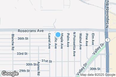 Map image of the property - 3528 Pacific Ave