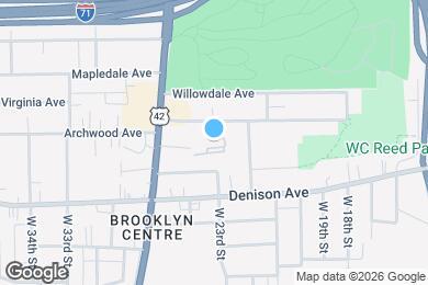 Map image of the property - Reed Park Apartments