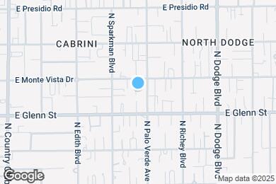 Map image of the property - 3438 E Monte Vista Dr