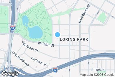 Map image of the property - 1400–1408 Spruce Pl – Oak Grove Downtown