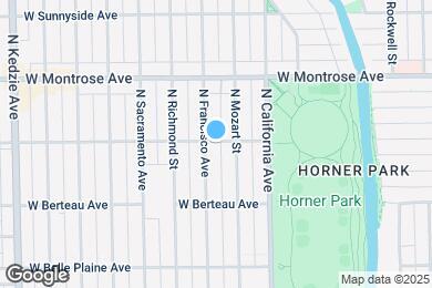 Map image of the property - 2848 W Cullom Ave