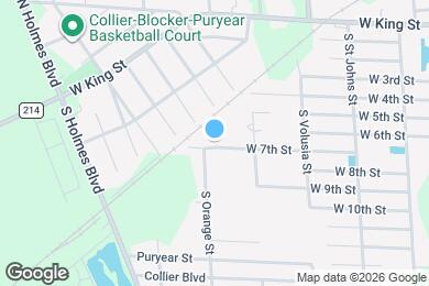 Map image of the property - 1040 W 7th St