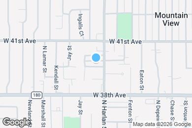 Map image of the property - 6035 W 39th Ave