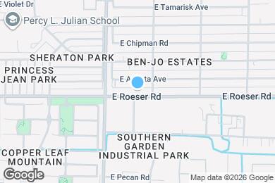 Map image of the property - 2434 E Roeser Rd