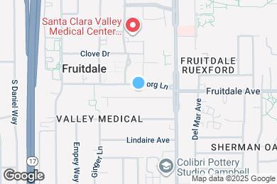 Map image of the property - 2297 Fruitdale Ave