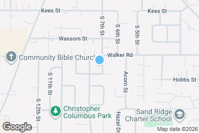 Map image of the property - 2625 S 7th St