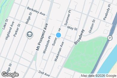 Map image of the property - 413 Summer Ave