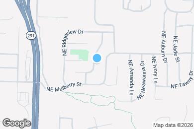 Map image of the property - 1605 NE Westwind Dr