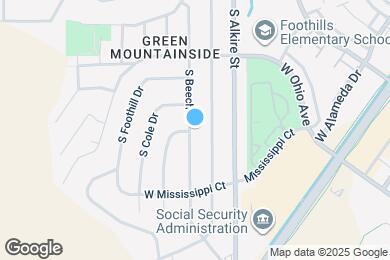 Map image of the property - 912 S Beech St