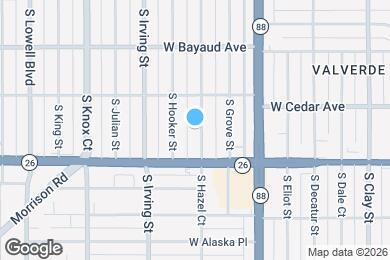 Map image of the property - 247 S Hazel Ct