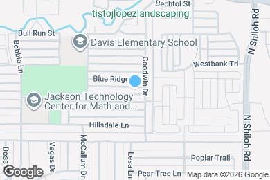 Map image of the property - 2909 O Henry Dr