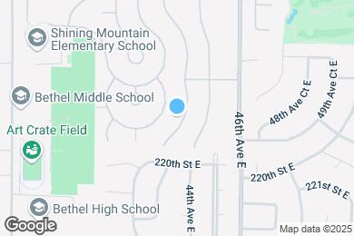 Map image of the property - 21816 43rd Avenue Ct E