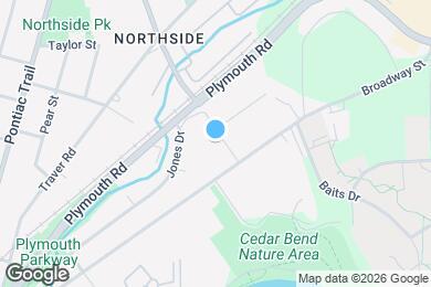 Map image of the property - 1633 Leaird Dr