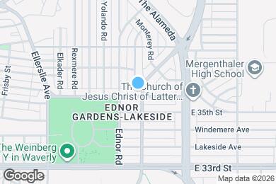 Map image of the property - 1210 E 36th St