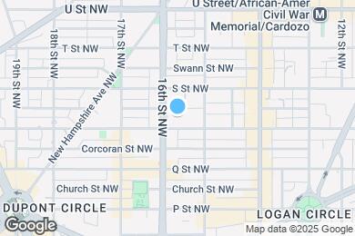 Map image of the property - 1701 16th St NW