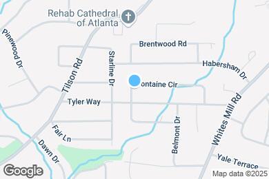 Map image of the property - 2461 Fontaine Circle