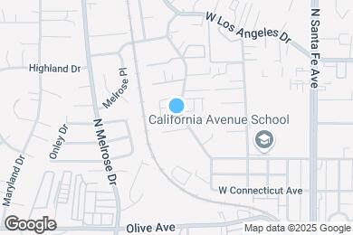 Map image of the property - 548 W California Ave