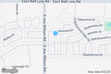 Map image of the property - 216 Rosewood Ln