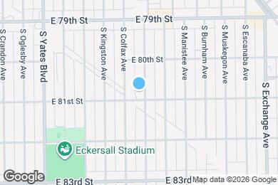 Map image of the property - 8050 S Saginaw Ave
