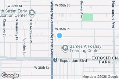 Map image of the property - 1654 W 37th St
