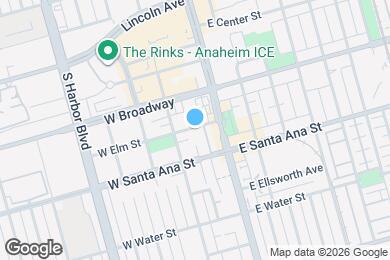 Map image of the property - 411 S Anaheim Blvd