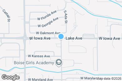 Map image of the property - 1511 S Horton St