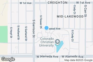 Map image of the property - 9123 W Cedar Dr
