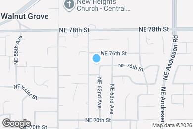 Map image of the property - 7420 NE 62nd Ave