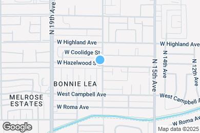 Map image of the property - 1701 W Hazelwood St