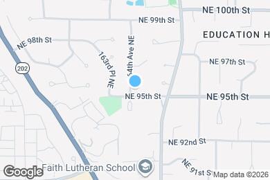 Map image of the property - 16407 NE 96th Pl