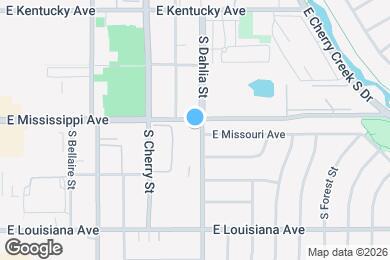 Map image of the property - 1111 S Dahlia St