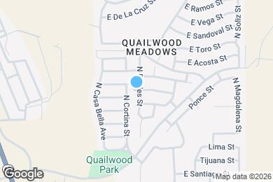 Map image of the property - 608 N Robles St