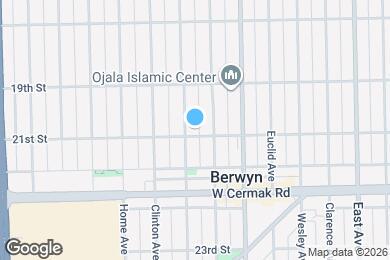 Map image of the property - 6843 W 21st Pl