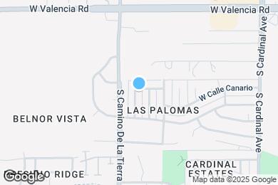 Map image of the property - 6725 S Via Perico