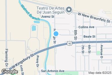 Map image of the property - 1325 Hidalgo St